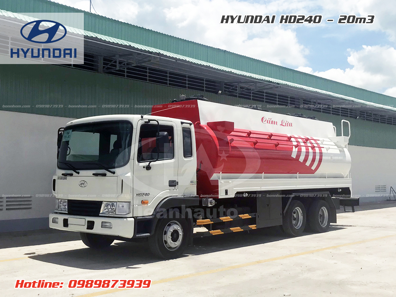 Xe bồn Hyundai 20m3 khối