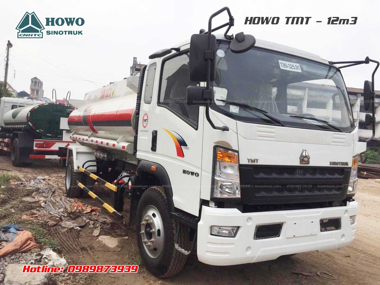 Xe bồn chở xăng dầu Howo TMT 12m3 khối