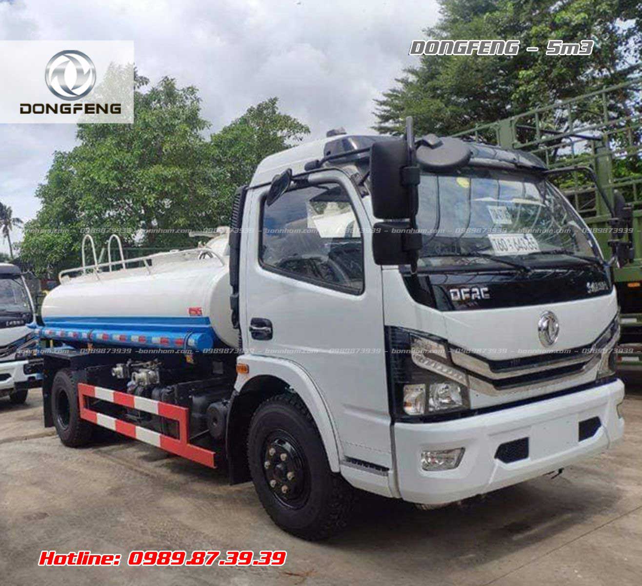 Xe bồn chở nước Dongfeng 5m3