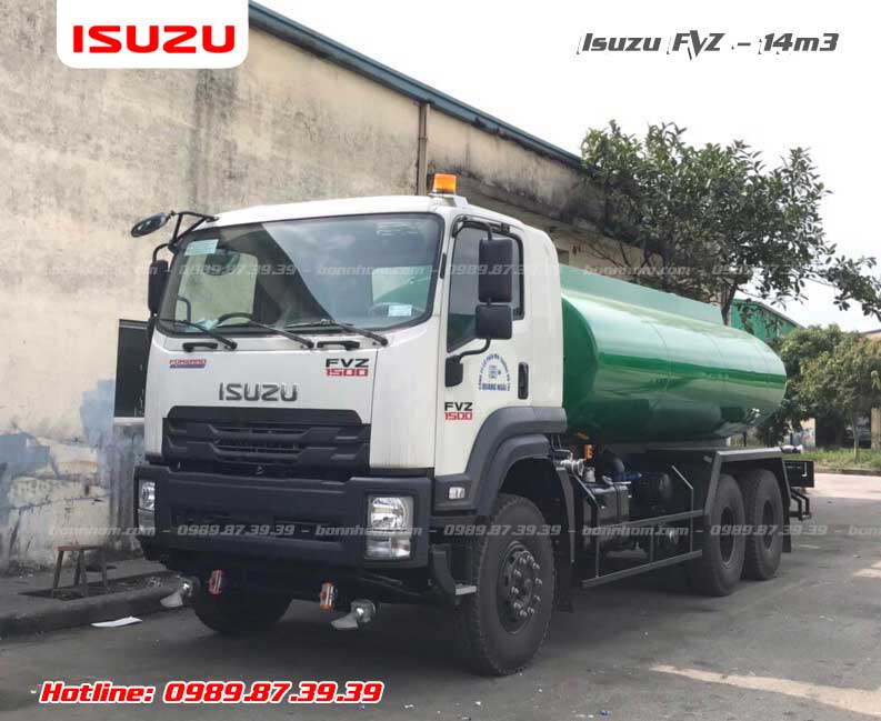 Xe bồn chở nước Isuzu