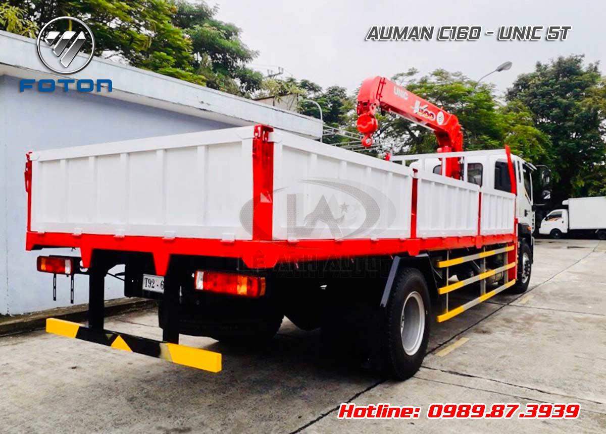 Xe tải Auman 8 tấn gắn cẩu Unic 5 tấn