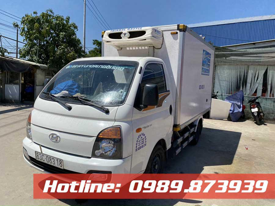 Xe tải Hyundai Porter cũ đông lạnh