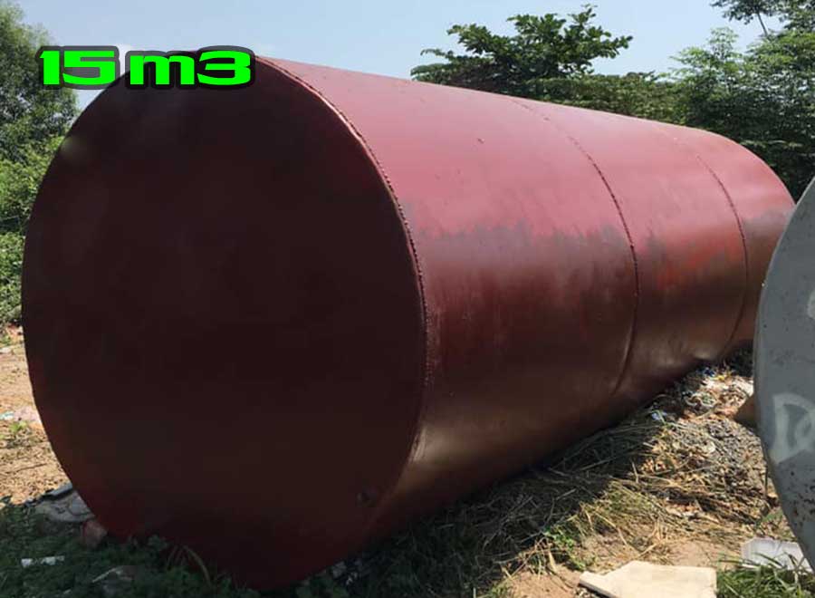 bồn chứa xăng dầu 15m3