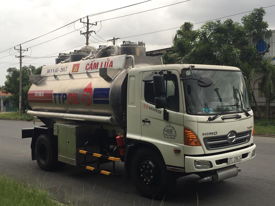 Xe bồn chở xăng dầu 21 m3 khối HINO FL