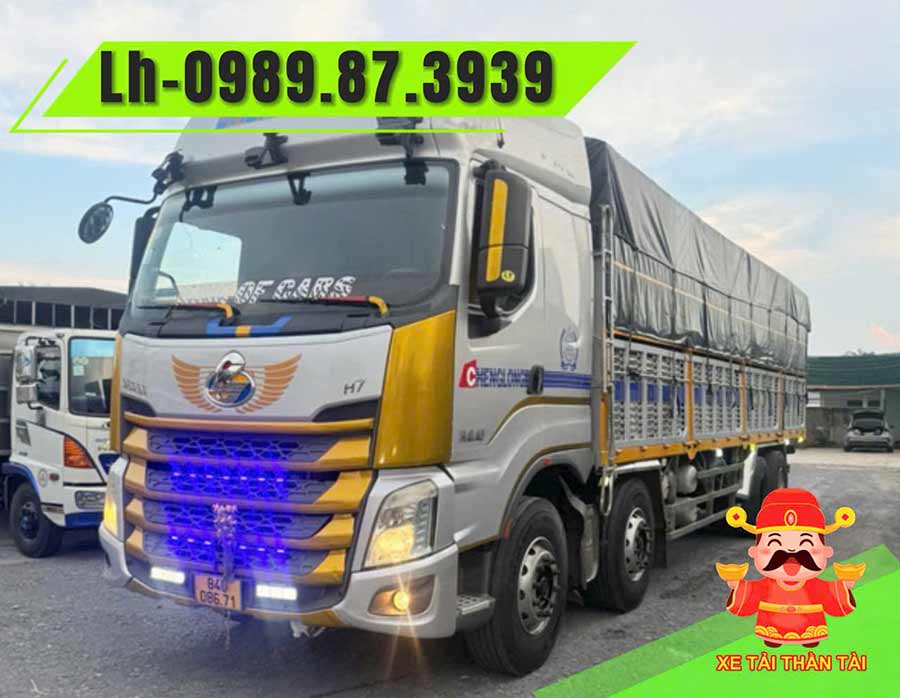 xe tải chenglong 4 chân cũ