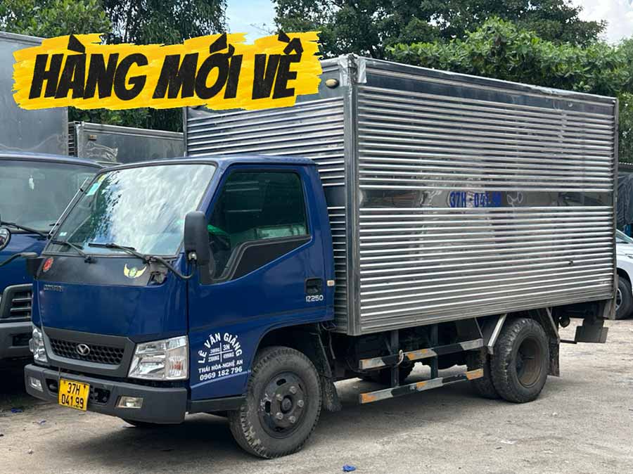 xe tải iz250 cũ thùng kín