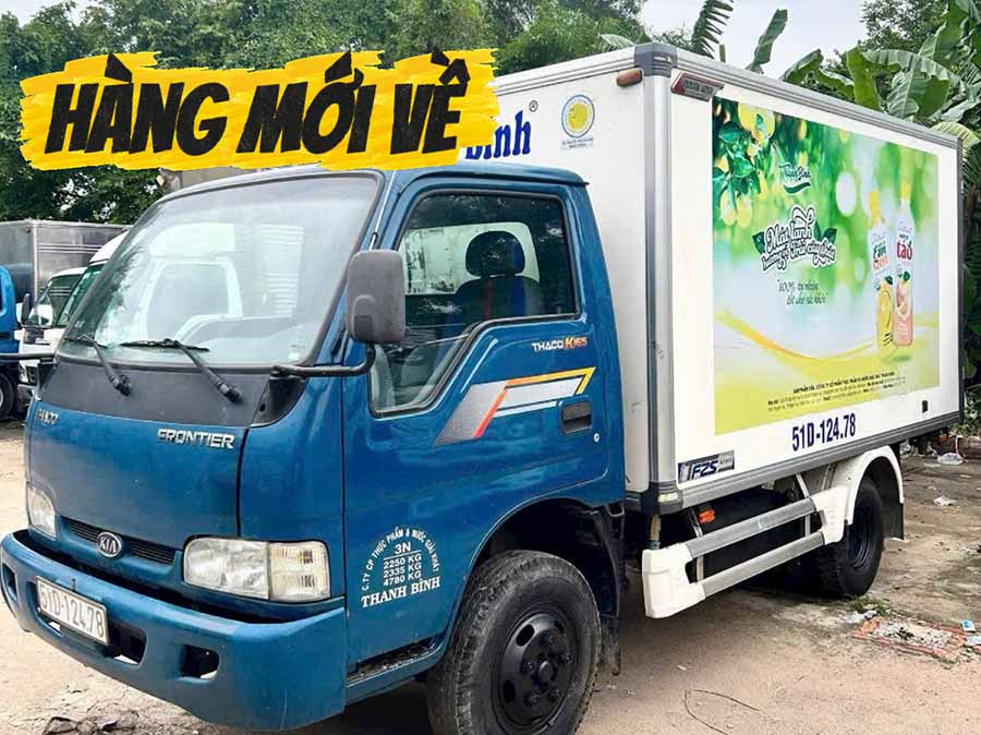 xe tải k165 cũ thùng bảo ôn