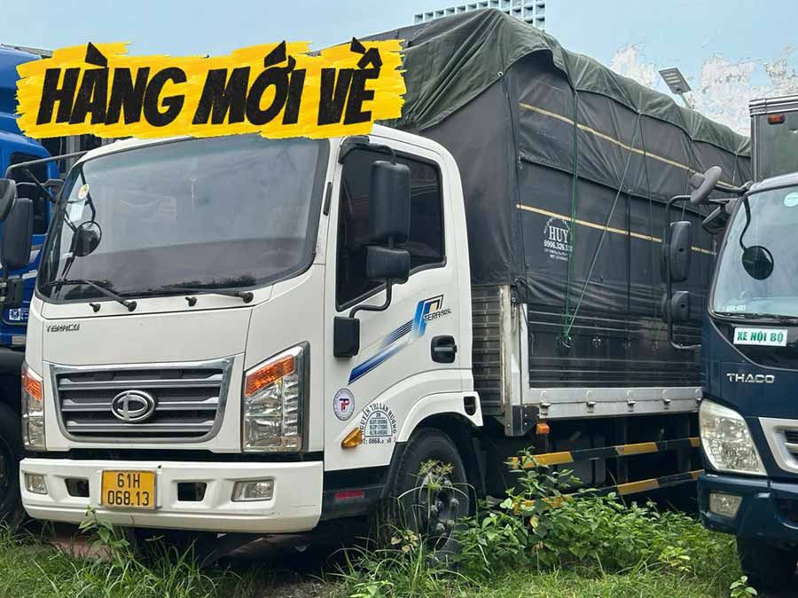 xe tải teraco thùng dài 6m cũ
