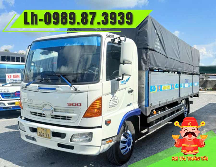 xe tải hino 6 tấn cũ 2021