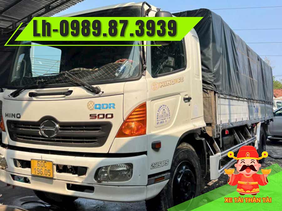 xe tải hino 8 tấn cũ 2015 thùng 7m4