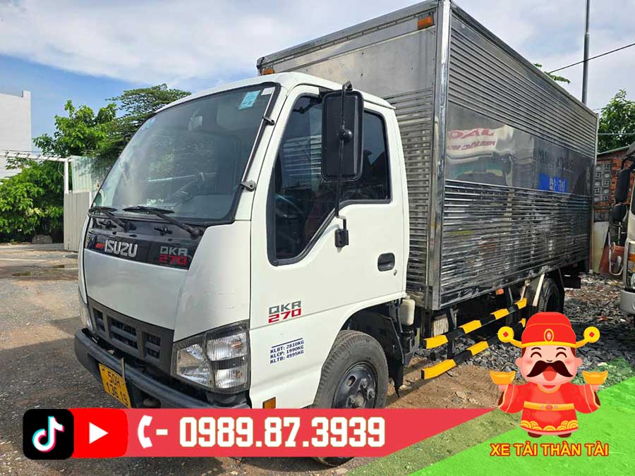 xe tải isuzu 1.9 tấn cũ 2021
