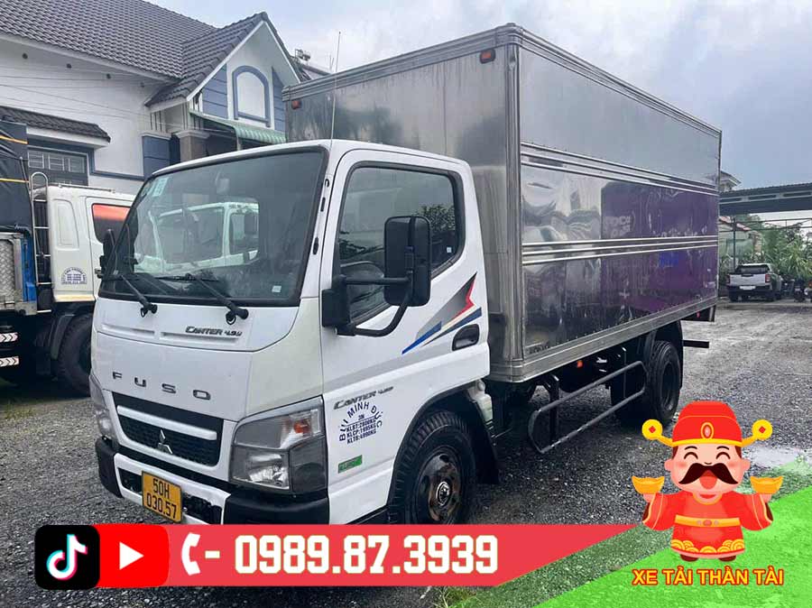 xe tải mitsubishi 1.9 tấn cũ thùng kín