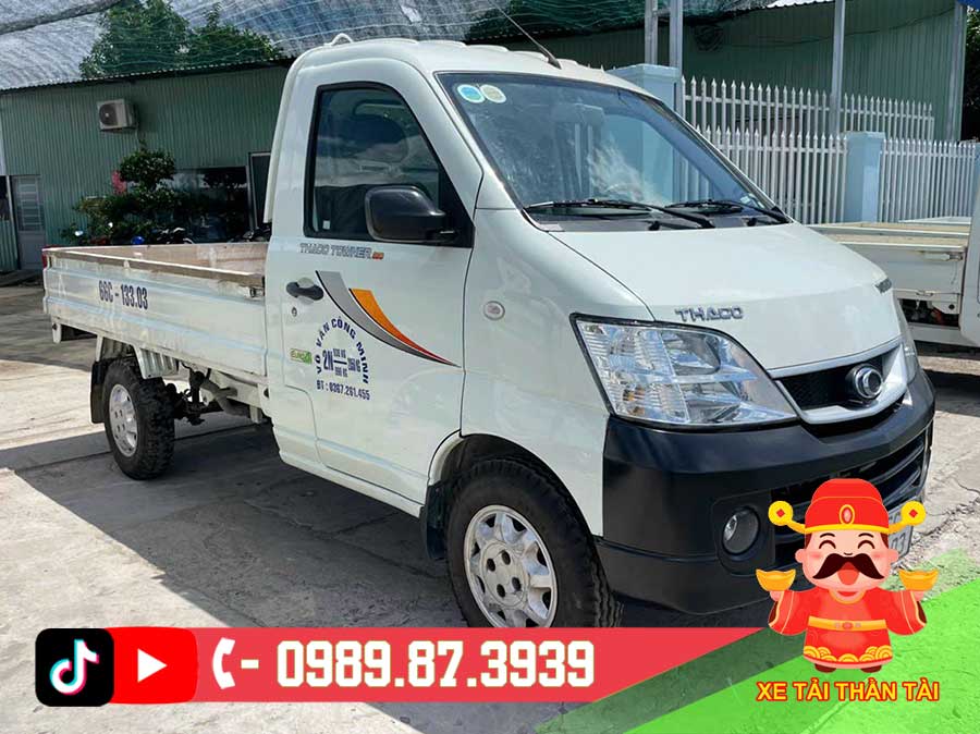 xe tải thaco 990kg cũ thùng lửng