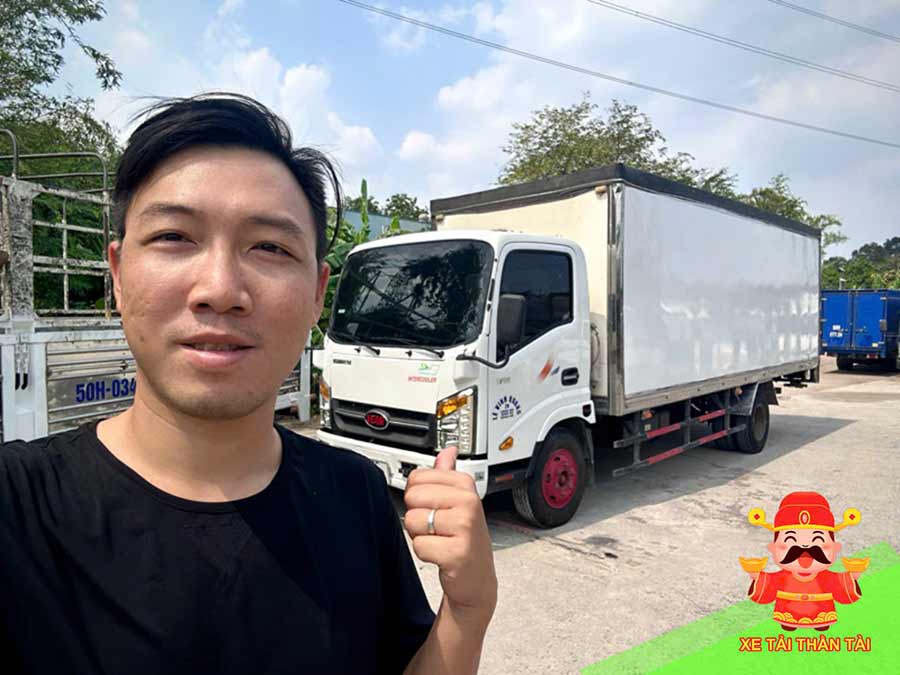 xe tải Veam thùng dài 6m cũ