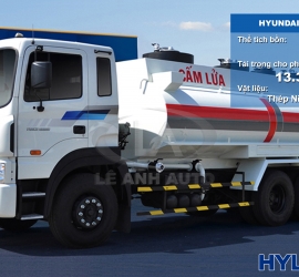 XE BỒN CHỞ XĂNG DẦU 16 KHỐI HYUNDAI HD260
