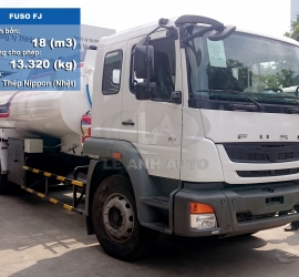 XE BỒN CHỞ XĂNG DẦU 18 KHỐI (18M3) FUSO FJ - MỚI 2026