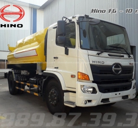 XE BỒN CHỞ XĂNG DẦU 10 KHỐI (10M3) HINO FG Euro 4
