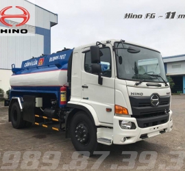 XE BỒN CHỞ XĂNG DẦU 11 KHỐI (11M3) HINO FG EURO 4 