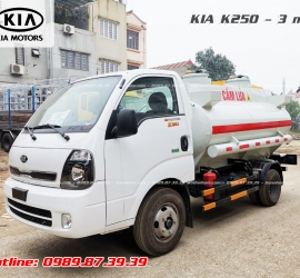 XE BỒN CHỞ XĂNG DẦU 3 KHỐI (3M3) KIA K250 - Mới 2026