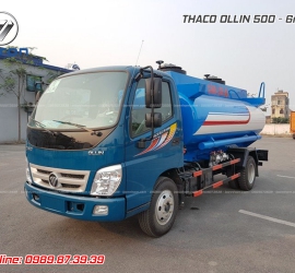 XE BỒN CHỞ XĂNG DẦU OLLIN 500 6M3 KHỐI - MỚI 2024