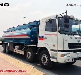 XE BỒN CHỞ XĂNG DẦU CAMC 4 CHÂN 23 KHỐI (23M3) 