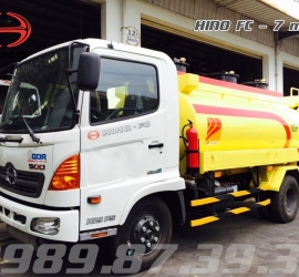 XE BỒN CHỞ XĂNG DẦU 7 KHỐI (7M3) HINO FC
