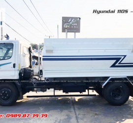 XE BỒN XITEC CHỞ NƯỚC TƯỚI ĐƯỜNG 6 M3 KHỐI HYUNDAI 110S
