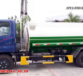 XE BỒN XITEC PHUN NƯỚC RỬA ĐƯỜNG TƯỚI CÂY 6M3 KHỐI HYUNDAI HD700