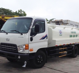 XE BỒN CHỞ NƯỚC TƯỚI ĐƯỜNG 7M3 KHỐI HYUNDAI HD700
