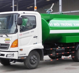 XE BỒN XITEC PHUN NƯỚC TƯỚI ĐƯỜNG 6 KHỐI HINO FC