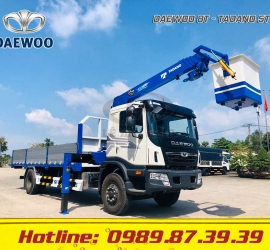 XE TẢI DAEWOO HC6AA GẮN CẨU TADANO 5 TẤN