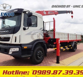 XE TẢI DAEWOO HC6AA GẮN CẨU UNIC 5 TẤN