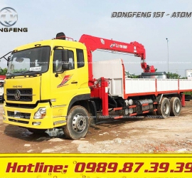 XE TẢI DONGFENG 3 CHÂN GẮN CẨU ATOM 7 TẤN