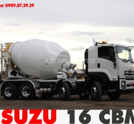 XE BỒN TRỘN BÊ TÔNG 10 KHỐI ISUZU