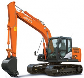 MÁY XÚC ĐÀO BÁNH XÍCH HITACHI ZAXIS 130 GẦU 0.19 0.59M3