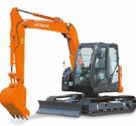 MÁY XÚC ĐÀO BÁNH XÍCH HITACHI ZAXIS 75 GẦU 0.13 0.33M3